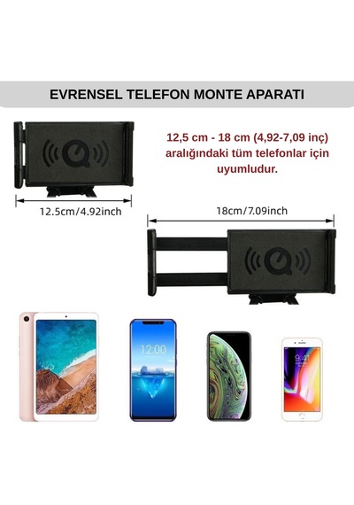 Hpytech Boyuna Da Asılabilen Esnek Telefon Tutucu Çok Fonksiyonlu Telefon Standı Siyah