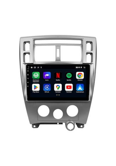 Hyundai Tucson 2005-2012 Android Multimedya Carplay Android Auto Navigasyon Kameralı 6gb Ram 64gb 10"