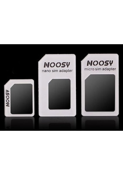 Noosy Nano Ve Micro Sim Kart Adaptörü Çok Renkli