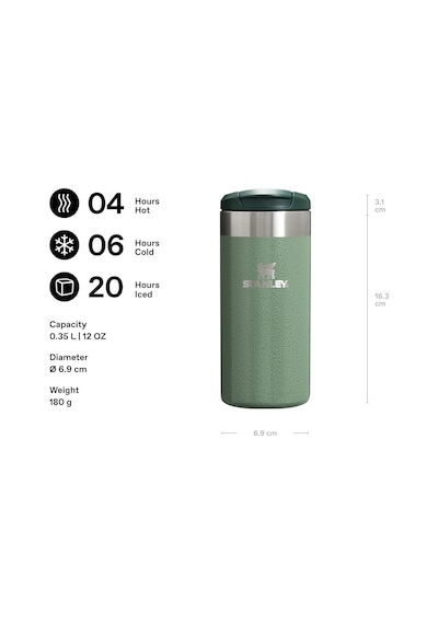 Stanley The Aerolight Transit Mug Termos Bardak, Yeşil Hammerton Çok Renkli 56786756