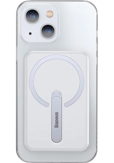 Baseus iPhone Uyumlu 13 6.1inç Manyetik Magsafe Standlı Silikon Kılıf- 5775 Mh-hs2376-4655