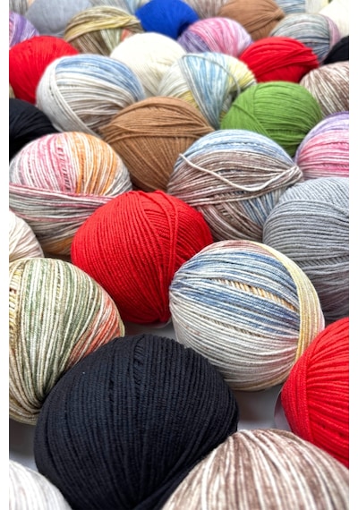 Premium Orijeans Amigurumi İpi Punch Panç Baby Soft Cotton 50 Gr Örgü İp Siyah
