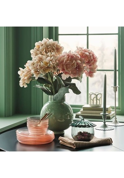 Ikea Smycka Yapay Çiçek, Açık Pembe, 60 Cm, İç-dış Mekan Ortanca
