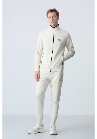 Tommy Life Hugo Bej Jogger Erkek Eşofman Takım - 85198 Bej