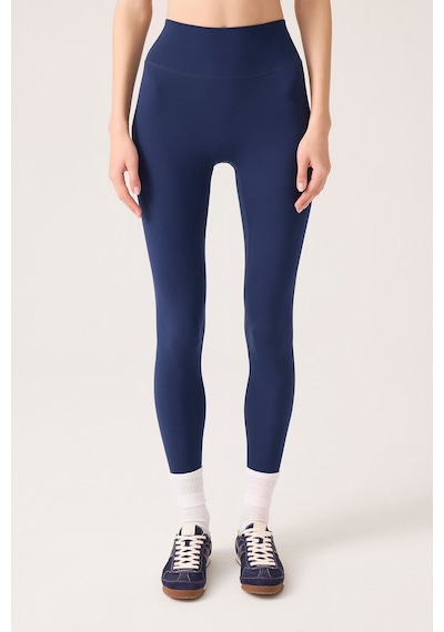Los Ojos X Ece Lacivert Yüksek Bel Spor Tayt Mono Leggings Lacivert