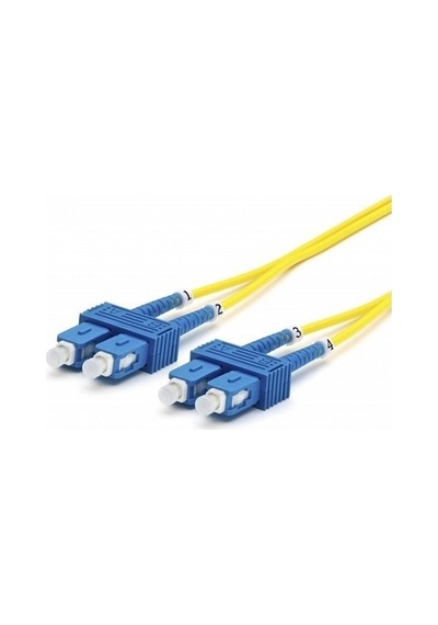 Fibre Fiber Optik  Patch Cord Kablo Dublex SM SC-SC 100MT