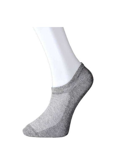 Gri Erkek Görünmez Çorap 15 Çift Numara: 40-44 Diğer