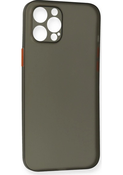 Cosmotex Newface Apple iPhone Uyumlu  12 Pro Max Kılıf Pp Ultra İnce Kapak - Gri