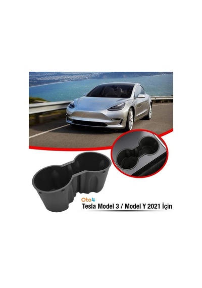 Oto4 Tesla Model 3 Ve Model Y 2021-2022 İçin Araba Bardak Tutucu
