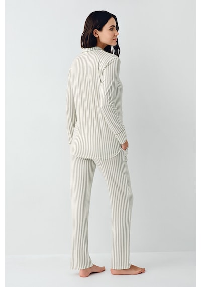 Pierre Cardin Kadın Yeşil Gömlek Pijama Pc9113-s-v3 Yeşil