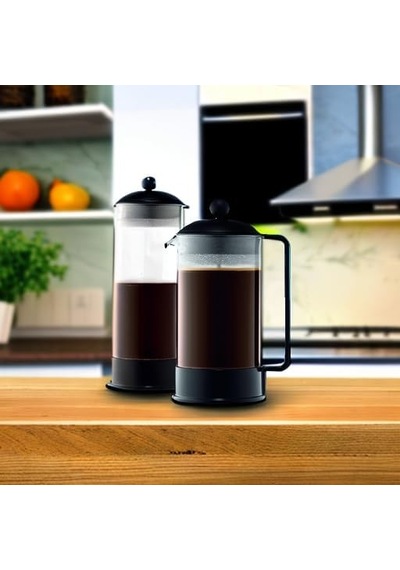 Brazil 8-cup French Press Kaffeemaschine, 34 Unzen, Schwarz Diğer
