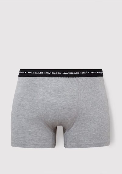 Mavi - 3lü Basic Boxer 0911987-900 Renkli