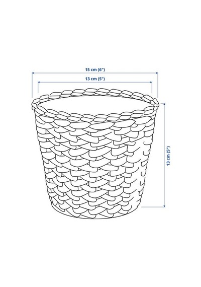 Ikea Frıdfull Rattan Saksı, Su Sümbülü