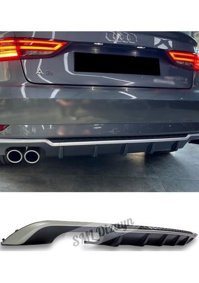 Audi A3 Sedan 2017-2020 Difüzör Makyajlı Kasa İthal Plastik