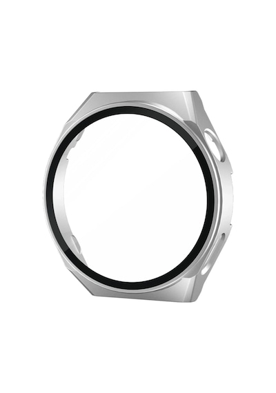 Cosmotex Newface Huawei Watch Gt3 46mm Dota Camlı Kasa Ekran Koruyucu - Gümüş