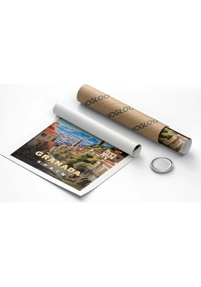 Çerçevesiz Poster Granada'nın Gizemli Güzelliği