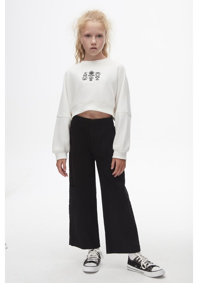 Nk Kids 37318 Kız Çocuk Sweatshirt Ekru
