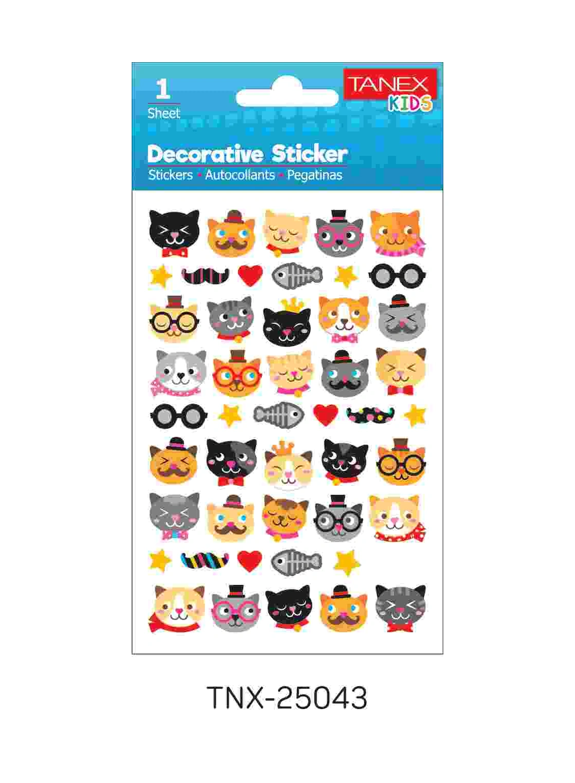 Tanex Kedi Serisi Etiketi Tnx-25043