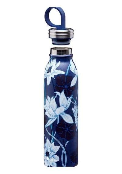 Aladdin X Naito Chilled Thermavac Paslanmaz Çelik Su Şişesi 0.55 Lt Lacivert Siyah