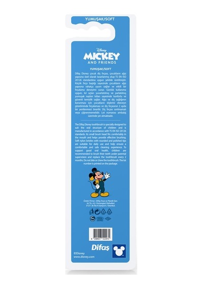 Difaş Mickey Mouse Yumuşak Kıllı Diş Fırçası 8-14 Yaş