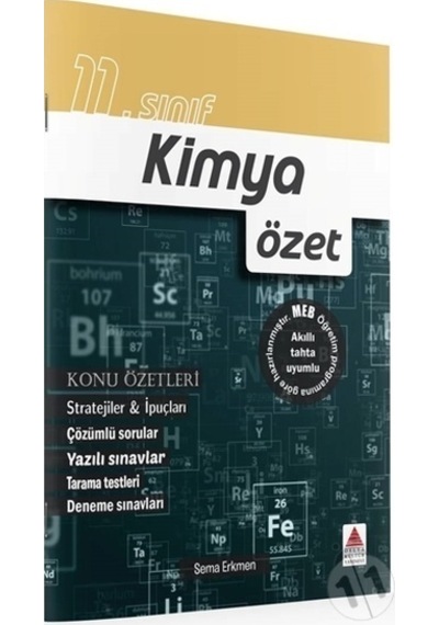 11. Sınıf Kimya Özet  -  Sema Erkmen  -  Delta Kültür