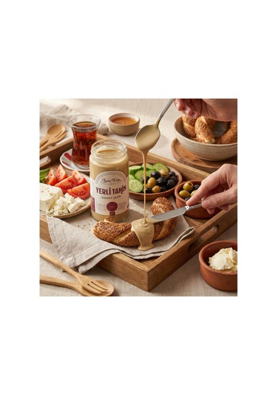 Yerli Tahin 500 Gr - Gökova Susamı Taş Değirmen Üretimi - 841872323