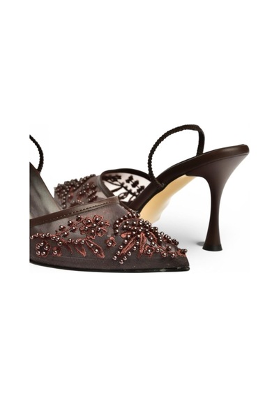 Fox Shoes Y726462415 Kahverengi File Boncuk İşlemeli İnce Topuklu Ayakkabı Kahverengi Fox Shoes Y726462415 Kahverengi File Boncuk İşlemeli İnce Topuklu Ayakkabı Kahverengi