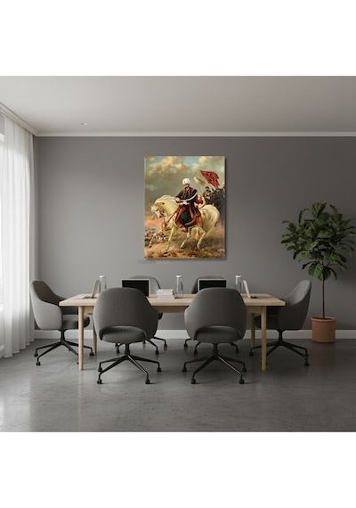 Dikey Kanvas Tablo Salon Duvar Tablosu Yavuz Sultan Selim Yeni Ev Hediyesi Ofis Tablosu