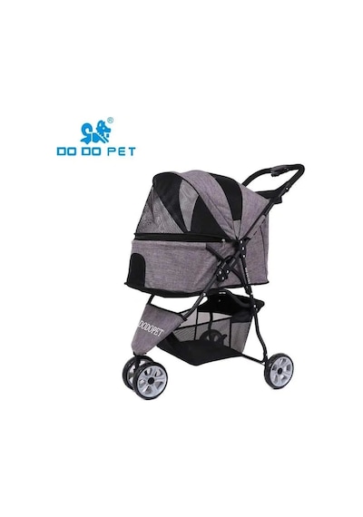 Do Do Pet Üç Tekerlekli Katlanabilir Küçük Irk Kedi Köpek Arabası 15 KG