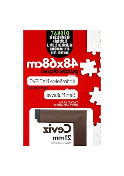 21'lik Pvc Çerçevesiz Poster Resim Çerçevesi, Ceviz