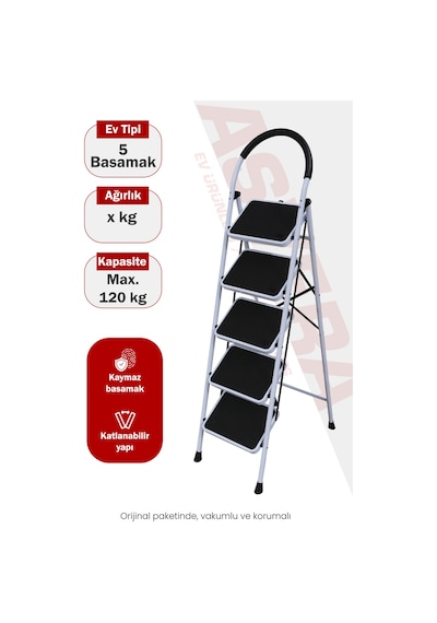 Vertika 5'li Ev Tipi Merdiven
