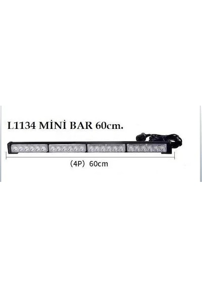 9v-36v 60cm Bar Led Sarı Cakar