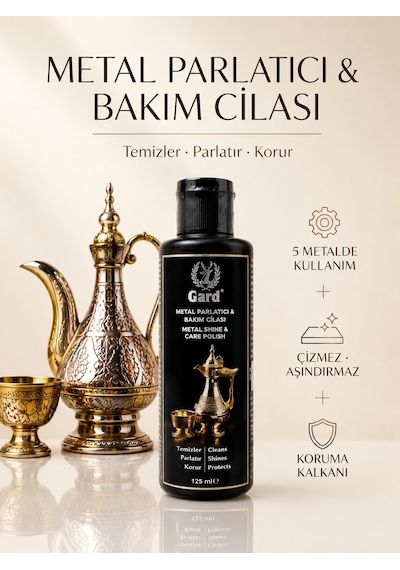 Gard Metal Parlatıcı & Bakım Cilası 125 ML