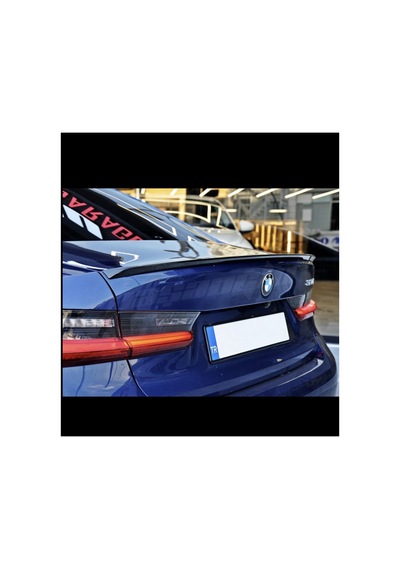 Bmw G20 İnce Spoiler Piano Black Bagaj Üstü Lip Spoiler Parlak Siyah