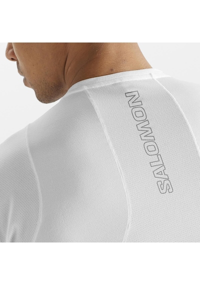 Salomon Salomon Sense Aero Ss Erkek Koşu T-shirt Beyaz 18034 Beyaz