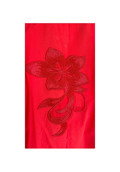 Lila Mare Pamuk Fistolu Özel Geceler İçin Kına Gecesi Kimono Kırmızı Kırmızı