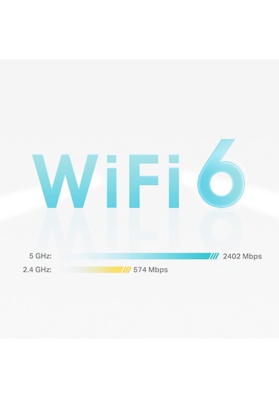 Deco X55 1-pack, Ax3000 Mbps, Yapay Zeka Desteği, Gigabit Portları, 150 Cihaza Kadar Bağlanılabilirlik, 230 M²'ye Kadar Kapsama, Mobil Uygulama İle Kolay Kurulum, Wi-fi 6 Mesh Sistemi