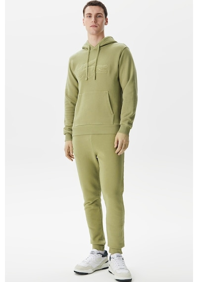 Lacoste Relaxed Fit Men's Hoodie Sweatshirt Erkek Kapüşonlu Sweatshirt Haki Haki