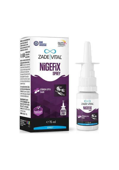 Zade Vital Nigefix Çörek Otu Yağı İçeren Nazal Sprey 15 Ml