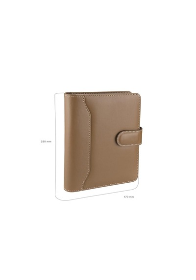 2k 5156 Vizon Organizer Ajanda Kılıflı A5 Tarihsiz Çizgili 160 Yaprak 14x20 Defterli Ortadan Dilli Rainbow Vegan 17x22 Cm Çok Renkli