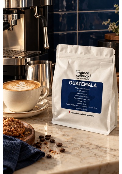 Guatemala Huehuetenango Filtre Ve Espresso Kahve 200 Gr %100 Arabica Yıkanmış
