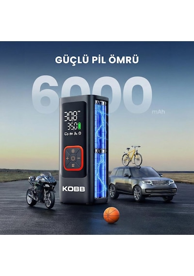 Kobb Kb426 12v / Şarjlı Li-ion 150 Psı Dijital Göstergeli Akıllı