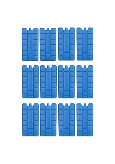 12 Adet Akü Extra Soğutma Özelikli Jel Sıvılı 400ml Kaset Termos Buz Aküsü 60 Saat Koruma Ce Belgeli Genel