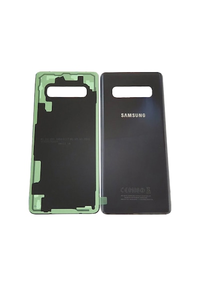 Samsung Uyumlu S10 Plus Arka Cam Kapak Batarya Pil Kapağı+B7000 Yapıştır