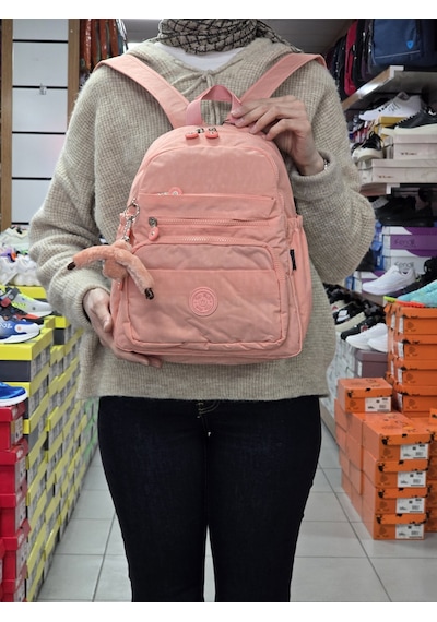 My Polo 2113-8745 Kadın Krinkıl Kumaş Çok Gözlü Astarlı Petli Su Pudra
