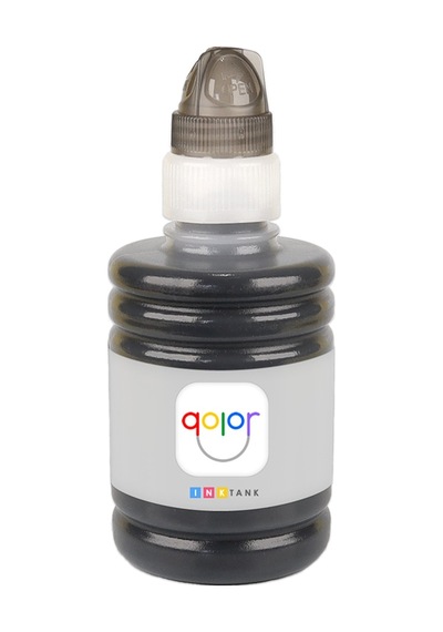 Qolor Canon Gı-490 İçin Siyah Yazıcı Mürekkebi - 135 Ml