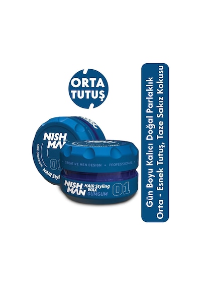 01 Saç Şekillendirici Ultra Sert Parlak Wax 100 Ml