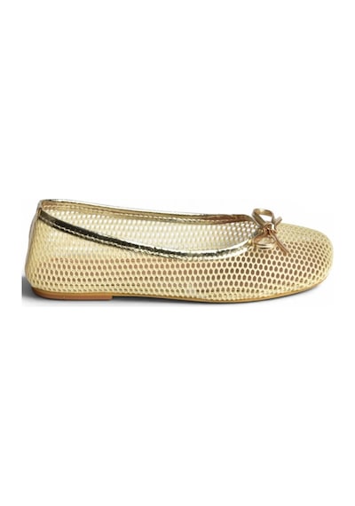 Fox Shoes Y274623315 Bej File Kadın Babet
