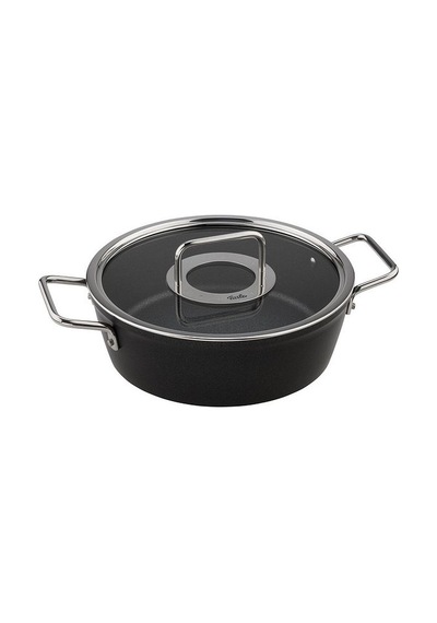 Fissler 3 Parça Adamant Tencere Seti Cam Kapak Fs15612502000 Siyah