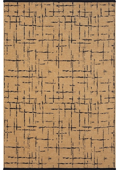 Çam Halı Bodrum Bdr 124 Hardal Özel Latex Kaymaz Tabanlı Kilim
